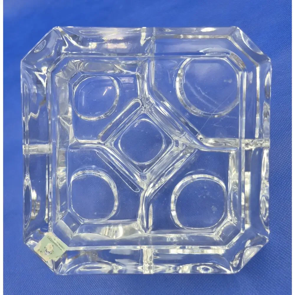 Vintage PartyLite Lead Crystal 5-Tier Castle Tealight Holder Germany 6x6x4" - Picture 6 of 8